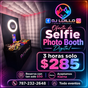 SERVICIO SELFIE PHOTO BOOTH